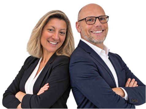 Manuela Marguinaud et Grégory Cottier